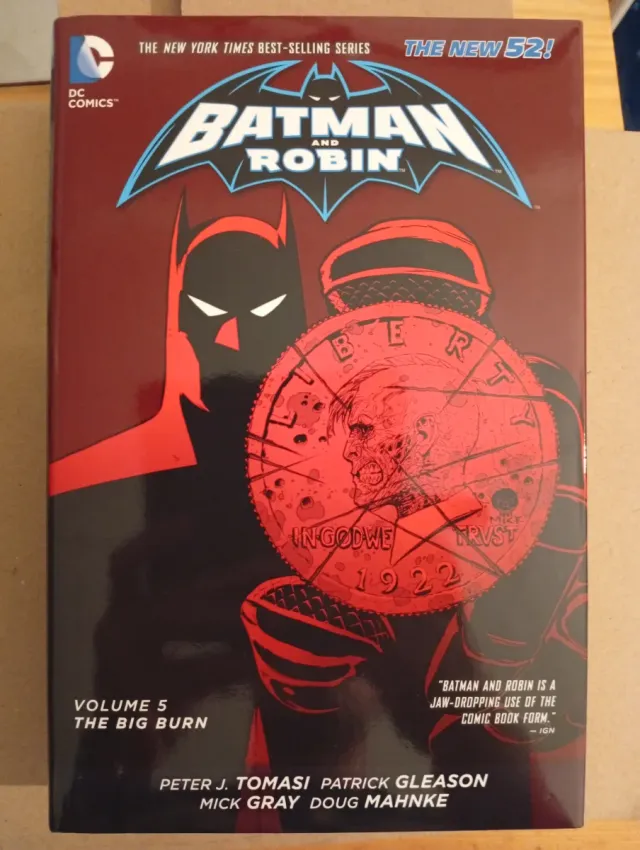 Batman and Robin. New 52. 7 Tomos COMPLETA. INGLÉS