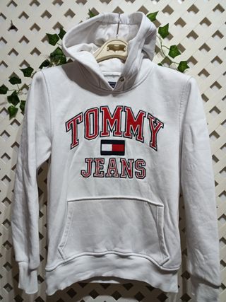 Sudadera Tommy Hilfiger Niña Blanca