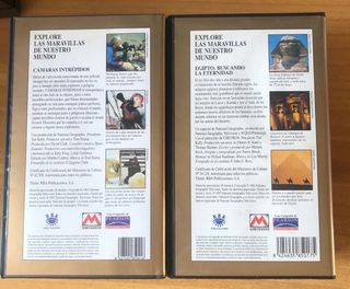 Colección 4 VHS National Geographic Classics