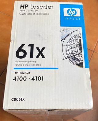 Cartucho HP 61X LaserJet C8061X