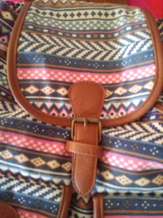 Mochila Étnica Estampada