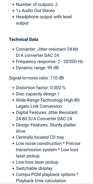 Reproductor CD Pioneer PD-T507