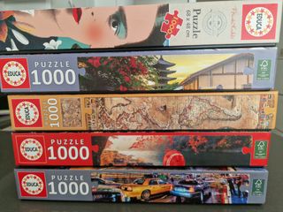 Puzzles Educa 1000 Piezas (4 uds)