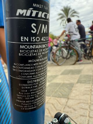 Bicicleta Mítica Azul