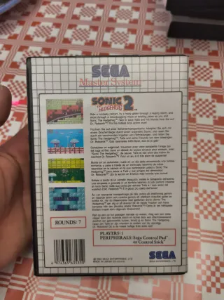 Sonic 2 Master System Sega