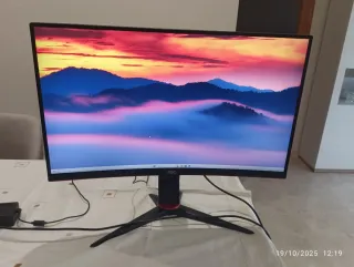 Monitor Curvo AOC Negro/Rojo