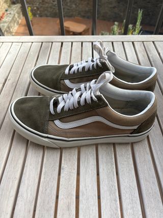 Zapatillas Vans Beige y Verde