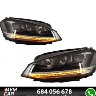 Faros delanteros Led Volkswagen Golf VII 7 Black e