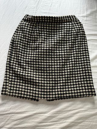 Traje Chaqueta y Falda Cuadros