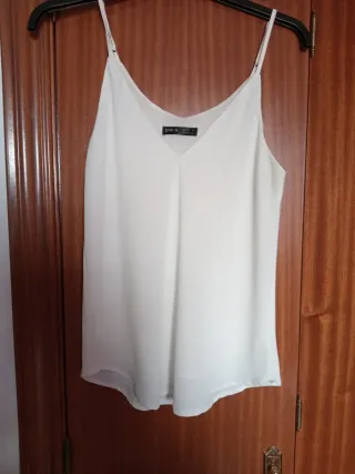 Blusa de tirantes SHEIN blanca