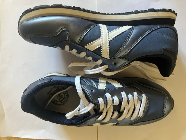 Zapatillas Munich Talla 38 Azul/Blanco