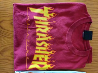 Camisetas Thrasher Magazine (Rojo y Blanco)