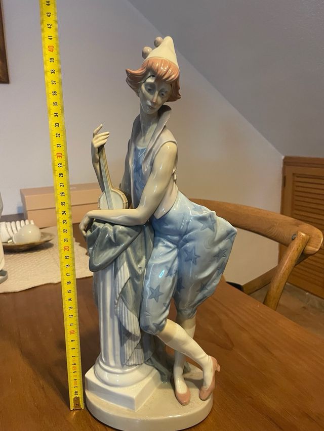 Figura Lladró Arlequín con Banjo