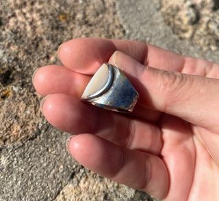 Anillo Nácar y Plata 925