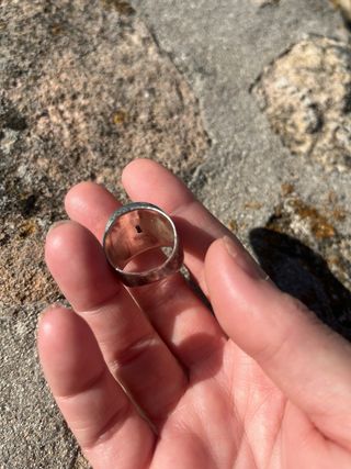 Anillo Nácar y Plata 925