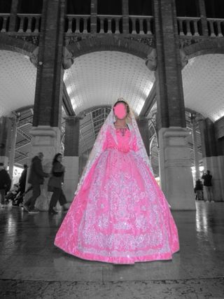 Traje de Fallera Rosa