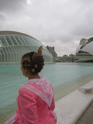 Traje de Fallera Rosa