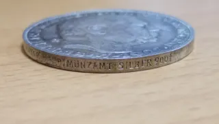 Moneda Hindenburg 1847-1927 Plata. Weimar.