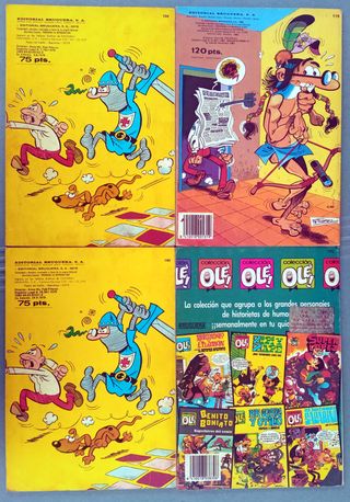 Lote 8 Colección OLÉ! Bruguera distintas ediciones