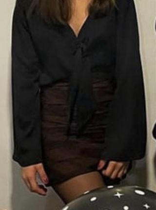 Falda corta elegante