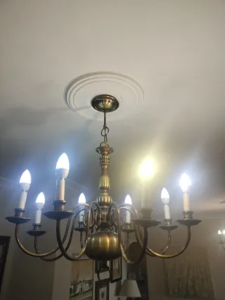 Lámpara de Araña de bronce