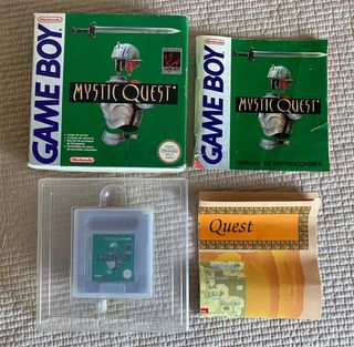 Mystic Quest Game Boy Completo region ESP con mapa