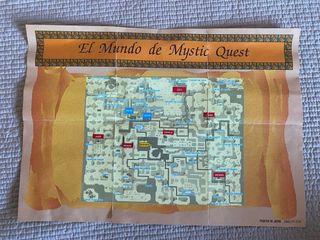 Mystic Quest Game Boy Completo region ESP con mapa