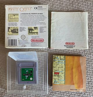 Mystic Quest Game Boy Completo region ESP con mapa