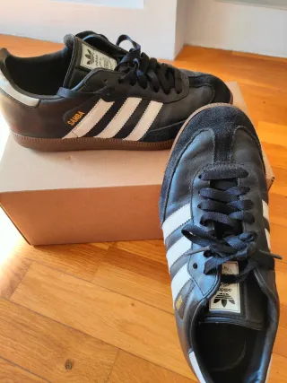 Adidas Samba Originales Negro Blanco