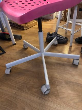Silla de escritorio rosa