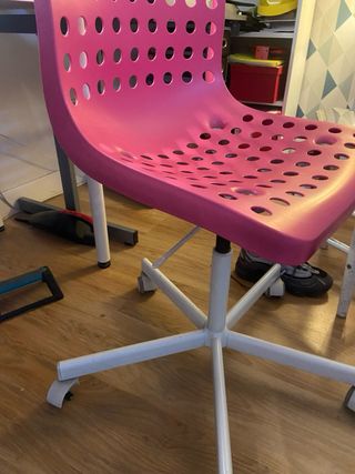 Silla de escritorio rosa