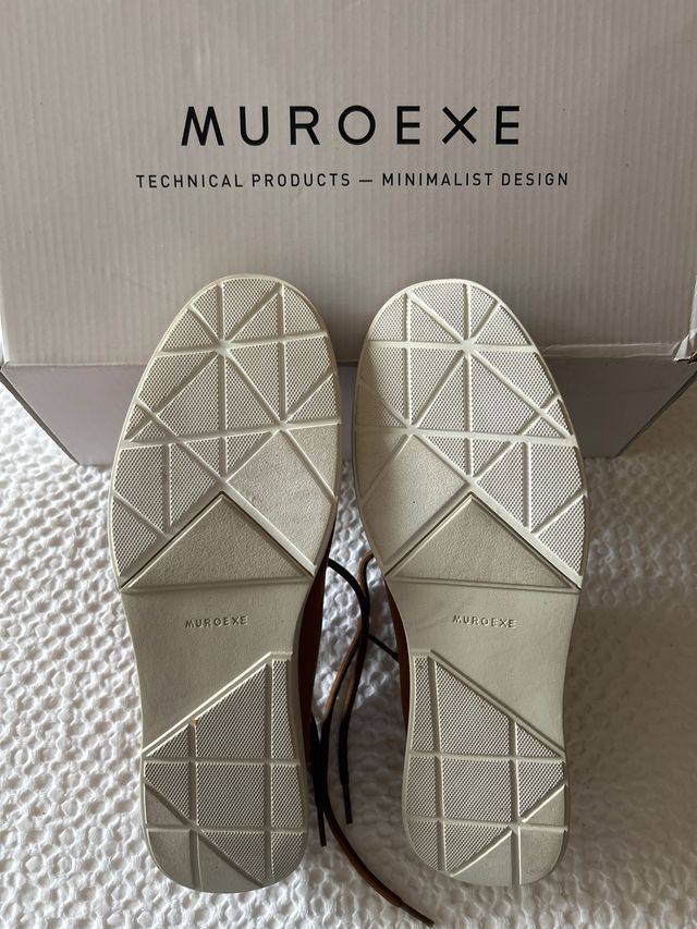 Muroexe Zapatos Cómodos Beige/Marrón