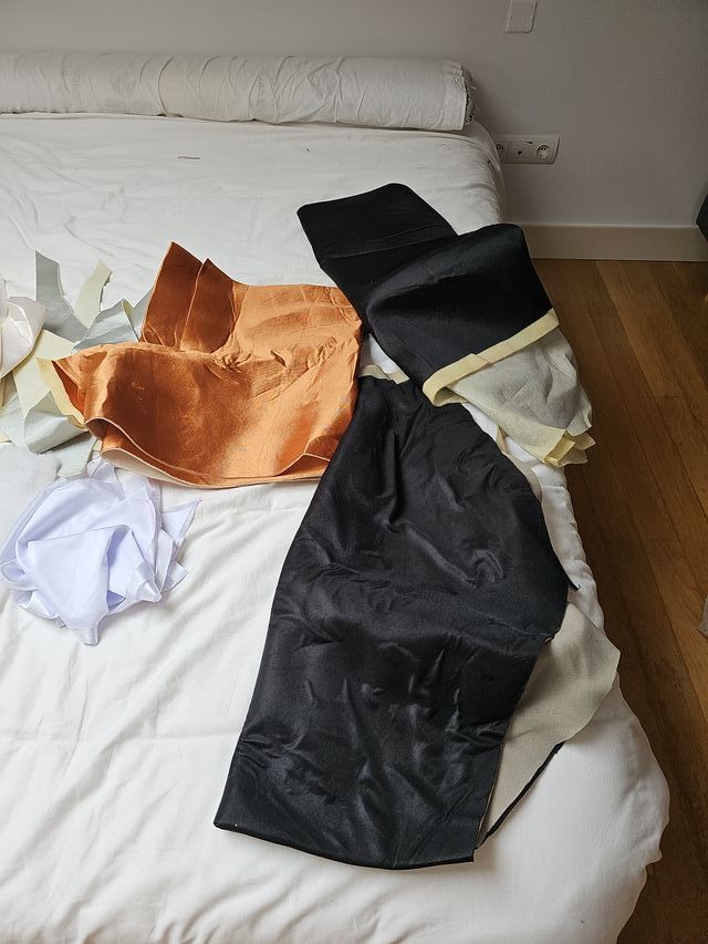 Retales tela con espuma manualidades Halloween