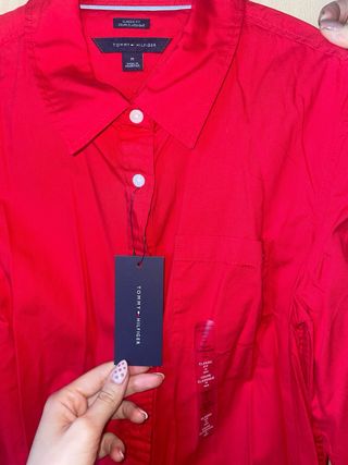 Camisas Tommy Hilfiger Rosa y Roja