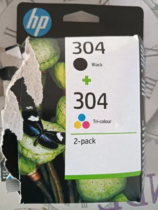 Pack 2 Tinta HP 304 Negra + Tricolor