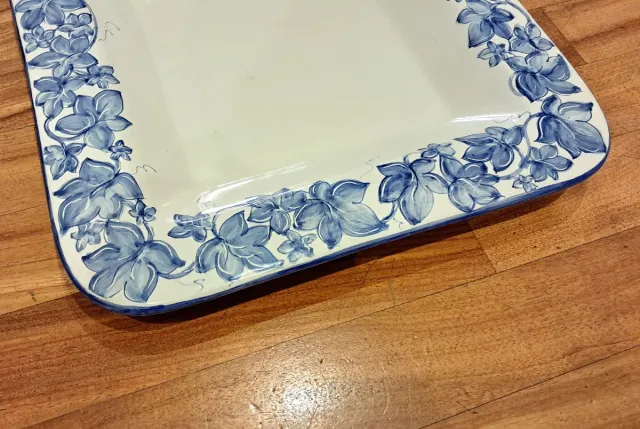 Centrotavola ceramica dipinto a mano