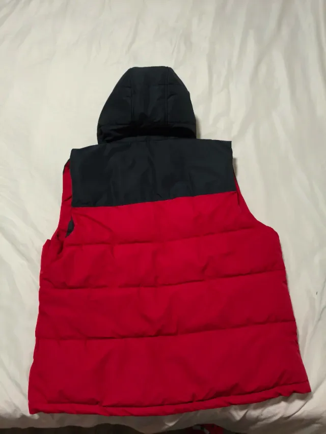 CHALECO ROJI Y NEGRO HOMBRE TALLA XL