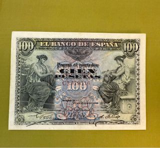 Billete 100 Pesetas 1906 Alegorías EBC++