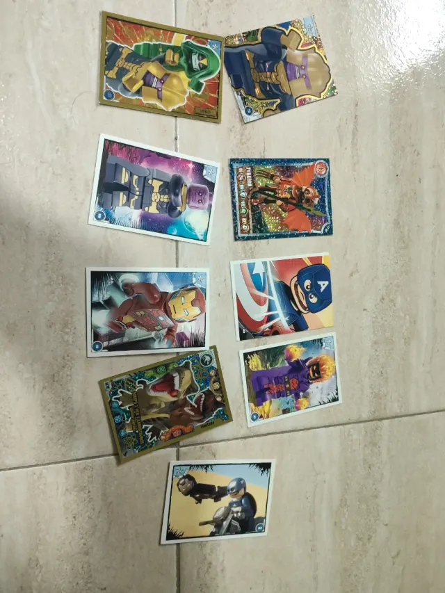 Cartas LEGO Marvel