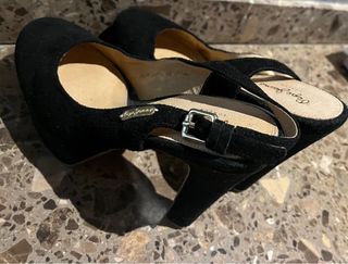 Pepe Jeans London Zapatos Tacón Negro
