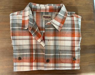 Camisa RedHead cuadros manga corta talla L