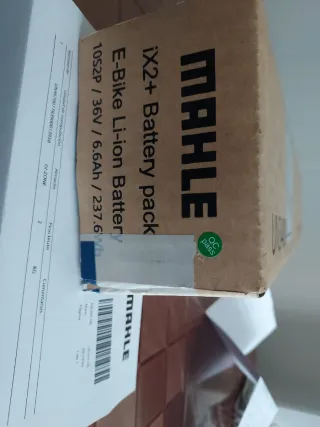 Batería MAHLE Integrada iX2+Para Sistemas X30 Bici