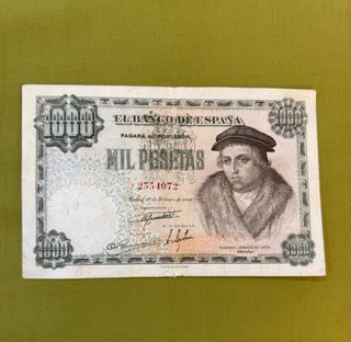 Billete 1000 Pesetas 1946 Luis Vives MBC +