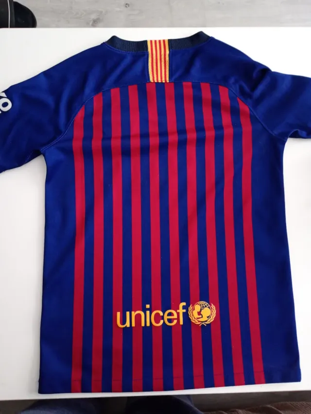 Camiseta Fútbol Club Barcelona Niño Talla M 10-12
