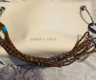 Bolso Bimba y Lola Piel Blanco Multicolor
