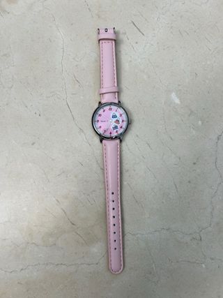 Reloj Select niña rosa y plateado