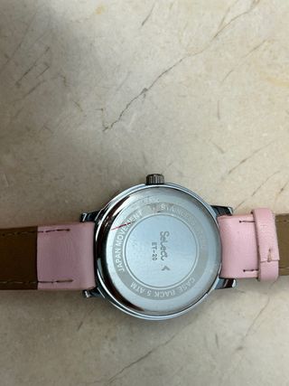 Reloj Select niña rosa y plateado