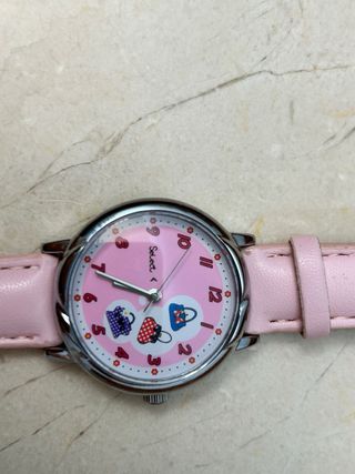 Reloj Select niña rosa y plateado