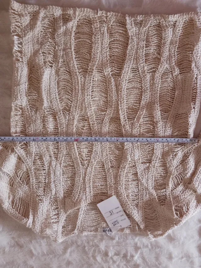 Jersey Z&D calado beige 