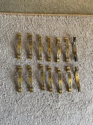 Maniglie Bronzo Vintage Set 14 Pezzi